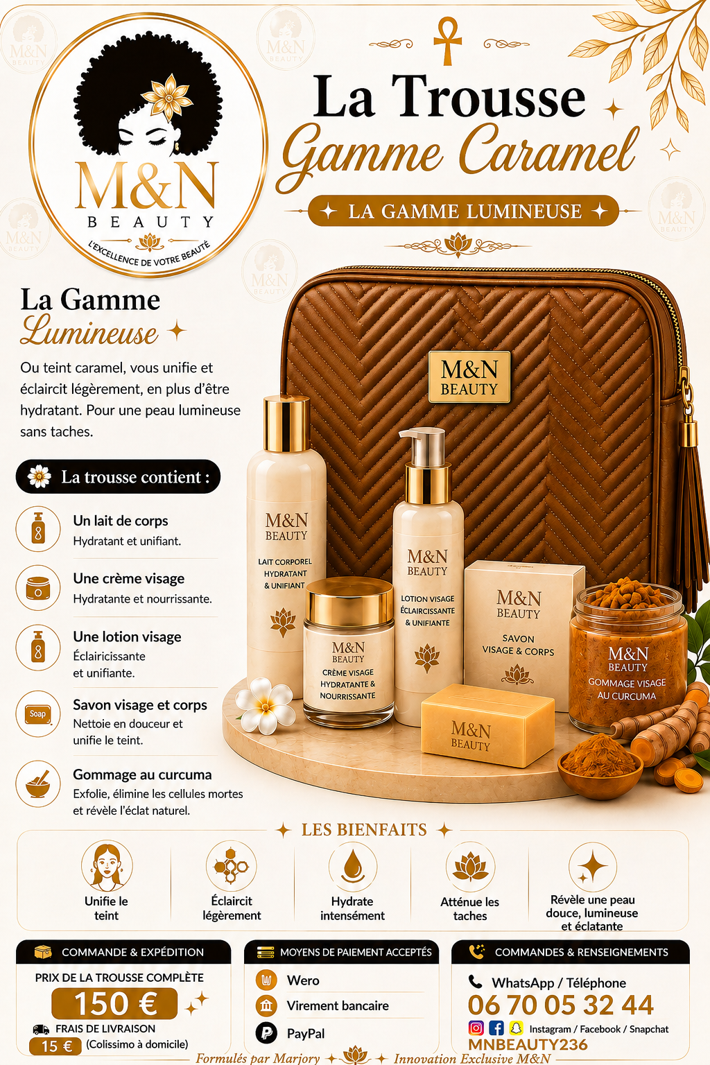 Trousse Gamme Lumineuse – M&N BEAUTY